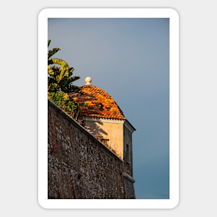 Atop the Walls of the Citadel, Villefranche-sur-Mer Sticker